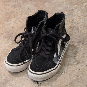 Vans Kids Black High-Top Sneakers